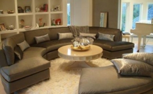 Curved Custom Sectional